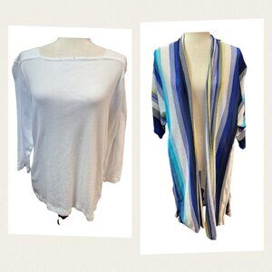 Chicos Womens Wholesale Small Lot of 2~Arts Crafts Resell **Damaged** ~ L6 06